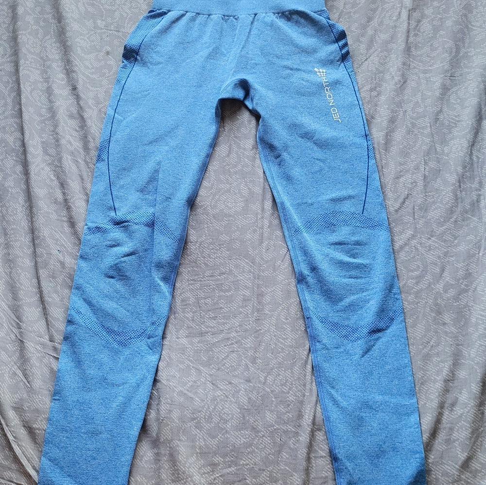 Jed North -- Blue High Waisted Leggings
